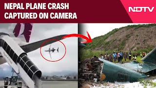 Nepal Plane Crash  Chilling Moment When Nepal Plane Crashed At Kathmandu Airport [upl. by Anad]