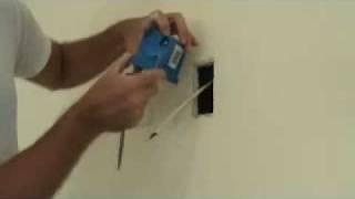 Installing a cut in electrical box [upl. by Allicsirp18]