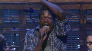 TV On The Radio  Wolf Like Me  Live on Letterman  HD amp in sync [upl. by Otrebile72]