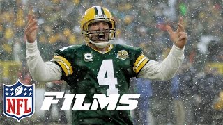 4 Brett Favre  Top 10 Micd Up Guys of All Time  NFL Films [upl. by Llednar]