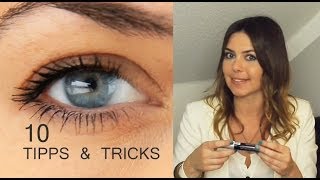 Lange und dichte Wimpern 10 Tipps und Tricks [upl. by Zach]