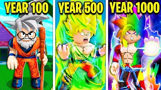 1000 YEARS AS GOKU Roblox [upl. by Brietta]