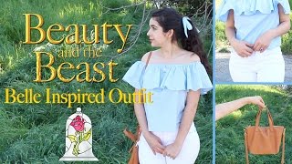 DisneyBounding  Belle Beauty amp the Beast OutfitLook [upl. by Notnad180]