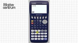 Bråkräkning  Casio FX9750GII [upl. by Arec]