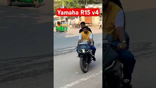 😍Yamaha R15 v4 yamaha r15 r15v4 sportsbike bike bikelovermotovlog motovlog famousshorts2k [upl. by Syl415]