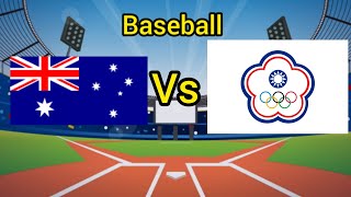 WATCH Chinese Taipei TAKE ON Australia IN WBSC Premier 12 Baseball 2024澳大利亚 vs 中华台北直播 [upl. by Lamont]