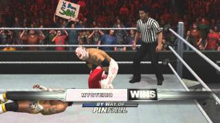 WWE Smackdown Vs Raw 2011 Road To WrestleMania quotMysterioquot  Part 10  New World Champ [upl. by Ytsenoh]