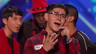 Americas Got Talent 2016 Audition  Musicality Public School Singing Group Slays One Direction [upl. by Assenaj]