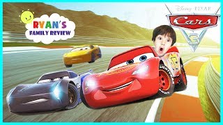 Cars 3 Driven to Win Gameplay Racing Game Lightning McQueen Lets Play with Ryans Family Review [upl. by Aiekahs]