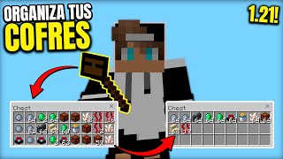 Organiza tus Cofres como un Pro en Minecraft Bedrock 121 📦🔧 [upl. by Borrell]