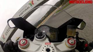 Aprilia RSV4 R 2013 il test di Motociclismo [upl. by Rehpinej338]