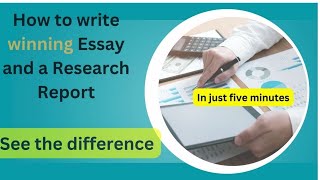 difference between essay and research paper [upl. by Aivata]