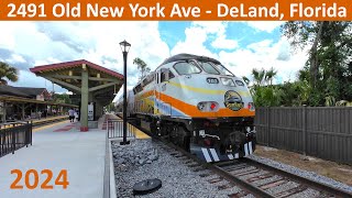 Walking around SunRail Train Station in DeLand Florida  New SunRail Train Station in DeLand [upl. by Al266]