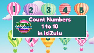 Zulu Count Numbers in isiZulu with Mama Thando  Beginner isiZulu Lessons  nursery rhyme izinombolo [upl. by Aivato]