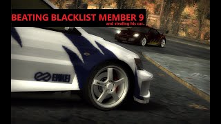 Beating Blacklist Member 9 Need For Speed Most Wanted 2005 Gameplay [upl. by Greysun]