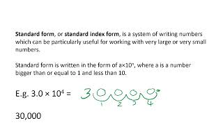 Standard form [upl. by Narat]