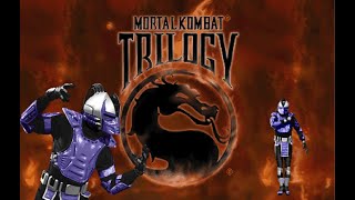 Mugen Mortal Kombat Komplete Plus MK Trilogy  Cyber Smoke Expert Tower  Deathless  Aqua Bonus [upl. by Shotton]