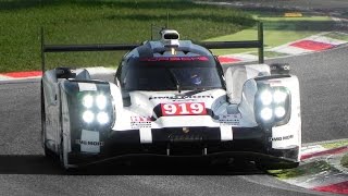 Porsche 919 Hybrid LMP1 In Action On Track  V4 Turbo Engine Sound [upl. by Dysart]