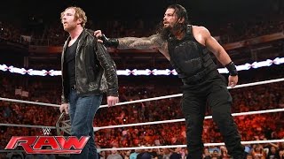 Roman Reigns vs Seth Rollins Raw June 20 2016 [upl. by Quita]