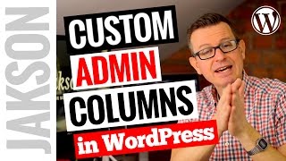 Admin Columns WordPress Plugin  Custom Columns for Post Lists Tutorial 2017 [upl. by Chuch]