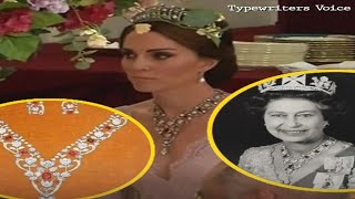 History Behind The Greville Ruby Necklace celebrity britishroyalfamily britishroyalty [upl. by Ymac]