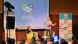 Gyles Brandreth at the Isle of Wight Literary Festival 2024 Northwood House Cowes [upl. by Nnylsia]