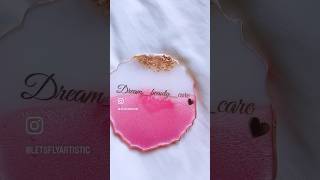 Resin coasters tutorial video resinartist tutorialyoutube youtubeshorts handmadecraft coaster [upl. by Harras784]