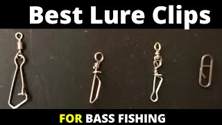 Best Lure Clips For Bass Lure Fishing [upl. by Ahtanamas]