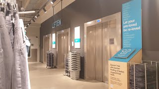 3 big OTIS Gen2 elevators Primark Hoog Catharijne Utrecht Netherlands [upl. by Atined]