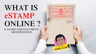 What is e Stamp for Document registration in Tamilnadu  Difference between e stamp and stamp paper [upl. by Orland]