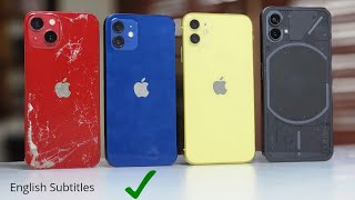 Nothing Phone 1 vs iPhone 12 vs iPhone 13 vs iPhone 11 Camera Test [upl. by Flemings735]