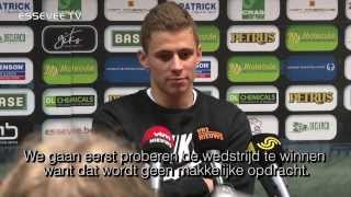 Persconferentie voor RSC Anderlecht  Essevee met Thorgan Hazard [upl. by Siramed]