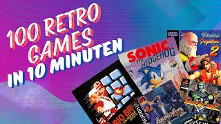 Top 100 Retro Games in 10 Minutes  5 Genres [upl. by Eiramnaej]