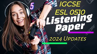 IGCSE ESL Listening paper 2 March 2023 2024 updates  Recording 5 [upl. by Revell]