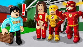 Adopted By FLASH Family Roblox [upl. by Fawne]