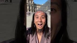 Louvre Museum ASMR SAMURAI shaving razor topknot 侍 shavingtime [upl. by Carry]