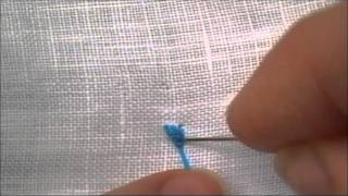 Punto Vapore Bullion stitch  Tutorial ricamo a mano [upl. by Mandel]