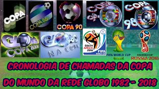 Chamadas da Copa do mundo da Rede Globo  1982  2018 [upl. by Aplihs]