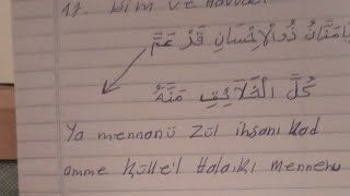 Esmai idrisiyye 17 ismin sırrı Ricalüllah racül mertebesi [upl. by Cranford]