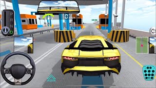 Brand New Golden Color Car Is Ready For Parking  3d Driving Class  ios  android  gameplay Carg [upl. by Enyahc]