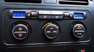 VWSkoda Climatronic zones sync activation [upl. by Adev]