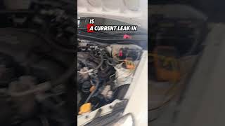 Current Leak Test Full video on my channel autorepairdiy remotestarter toyota electricalproblem [upl. by Ahsiloc]