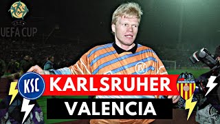 Karlsruher SC vs Valencia 70 All Goals amp Highlights  1993 UEFA Cup [upl. by Nahbois]