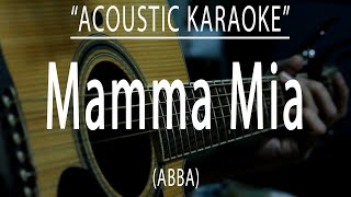 Mamma mia  ABBA Acoustic karaoke [upl. by Antonin]