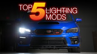 Top 5 Lighting Mods for the 1521 WRXSTI [upl. by Erot549]