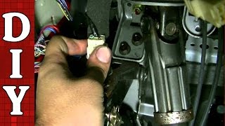 How to Remove and Replace a Brake Light Switch on a 0306 Mitsubishi Outlander [upl. by Donna]