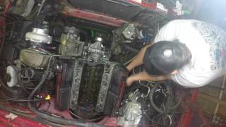 95 f150 cylinder head removal [upl. by Ailak572]