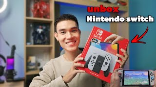 unbox Nintendo switch🔥 DGRLEVI လှလွန်းပါတယ်ဗျာ 😱 [upl. by Nieberg348]