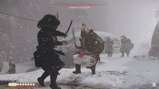 Win any Fight Less Than One Minute in Ghost of Tsushima ghostoftsushima Balcksamurai kill fight [upl. by Afaw]