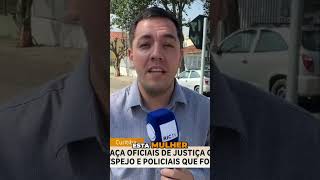 Ordem de despejo termina com mulher ameaçando policiais com facão e sendo baleada [upl. by Hemphill791]